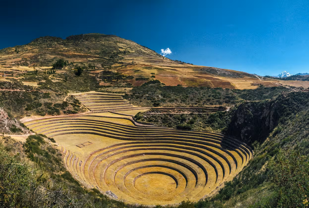 Terrazas circulares del sitio arqueológico de Moray.