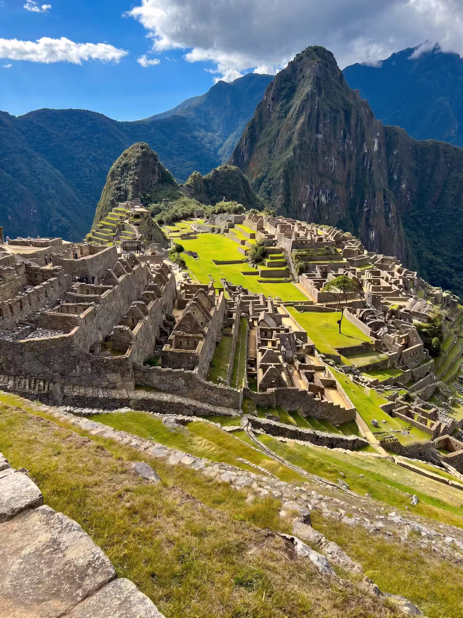 Machu Picchu, la ciudadela inca en lo alto de los Andes.