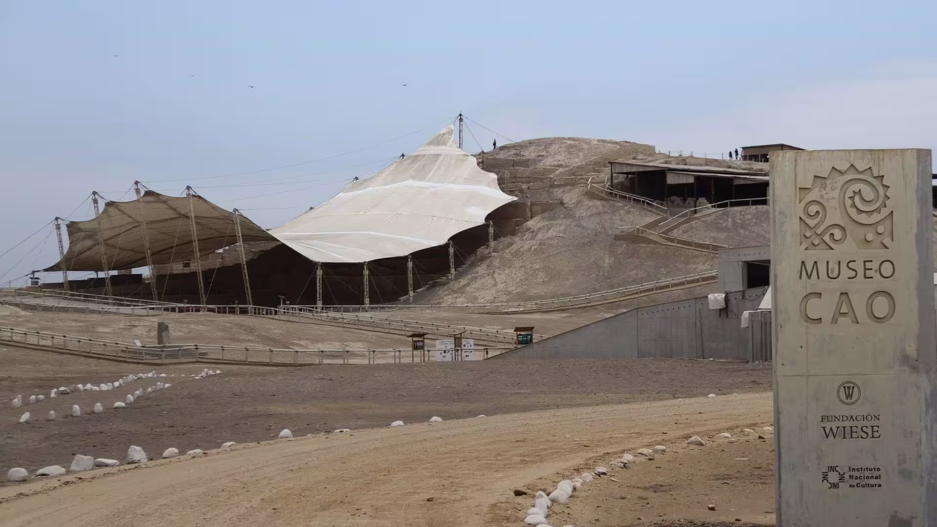 Estructuras arqueológicas del complejo El Brujo, en el norte de Perú.